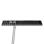 Satechi Slim W3 BACKLIT laidinė klaviatūra - Space Gray US