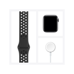 Apple Watch Nike SE GPS + Cellular, 44mm Space Grey Aluminium Case with Anthracite/Black Nike Sport Band (2020)
