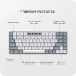 Satechi Slim Mechanical SM1 BACKLIT belaidė klaviatūra - Silver US