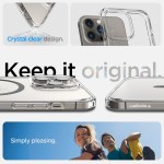 Spigen iPhone 14 Pro Max case with MagSafe - Carbon Fiber