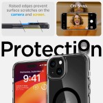 Spigen iPhone 15 Plus case with MagSafe - Clear Black