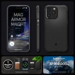 Spigen iPhone 15 Pro Max case - Armor (MagSafe) Matte Black