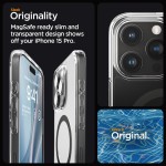 Spigen iPhone 15 Pro case with MagSafe - Clear Graphite