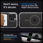Spigen iPhone 15 Pro case with MagSafe - Clear Graphite