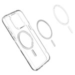 Spigen iPhone 15 Pro case with MagSafe - Clear Graphite