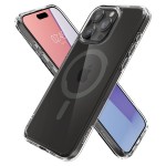 Spigen iPhone 15 Pro case with MagSafe - Clear Graphite