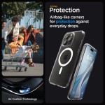 Spigen iPhone 15 Pro Max case with MagSafe - Clear White