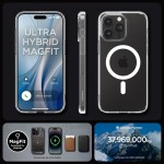 Spigen iPhone 15 Pro Max case with MagSafe - Clear White