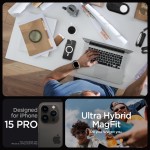 Spigen iPhone 15 Pro case with MagSafe - Clear White