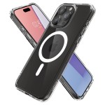 Spigen iPhone 15 Pro case with MagSafe - Clear White