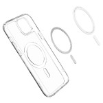 Spigen iPhone 15 case with MagSafe - Clear White