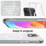 Spigen iPhone 15 case with MagSafe - Clear White