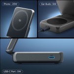 Spigen Essential Qi 2.2 25W Wireless MagSafe 2in1 charger - Black