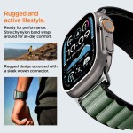 44/45/46/49mm Spigen band - Black/Green
