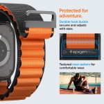 44/45/46/49mm Spigen band - Black/Orange