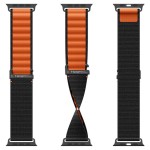 44/45/46/49mm Spigen band - Black/Orange