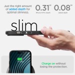 Spigen iPhone 14 Pro case - Armor (MagFit) Matte Black
