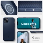 Spigen iPhone 14 case - Armor (MagFit) Navy