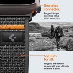 44/45/46/49mm Spigen Athlex Air 2 band - Black / Orange