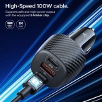 Spigen Essential 113W 3-port car charger - Black