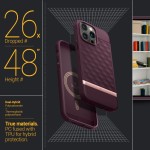 Spigen Caseology Parallax with MagSafe iPhone 14 Pro case - Burgundy