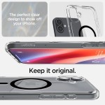 Spigen iPhone 16 case with MagSafe - Clear Black