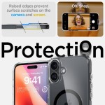 Spigen iPhone 16 case with MagSafe - Clear Black