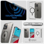 Spigen iPhone 14 Pro case with MagSafe - Clear Graphite