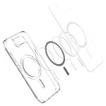 Spigen iPhone 16e/17e case with MagSafe - Clear White