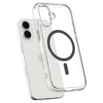 Spigen Liquid Crystal iPhone 17 case with MagSafe - Clear Graphite