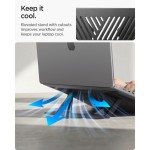 Spigen Slimfold LD201-S6 kompiuterio stovas - Space Grey