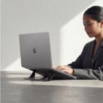 Spigen Slimfold LD201-S6 kompiuterio stovas - Space Grey