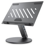 Spigen LD204H kompiuterio HUB stovas - Space Gray