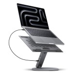 Spigen LD204H kompiuterio HUB stovas - Space Gray