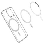 Spigen iPhone 12/12 Pro case with MagSafe - Clear Black