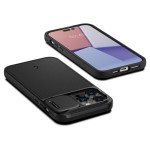 Spigen iPhone 14 Pro case - Optik Armor (MagFit) Black