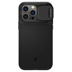 Spigen iPhone 14 Pro case - Optik Armor (MagFit) Black