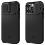 Spigen iPhone 14 Pro Max case - Optik Armor (MagFit) Black