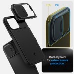 Spigen iPhone 14 Pro Max case - Optik Armor (MagFit) Black