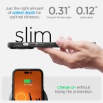 Spigen iPhone 14 Pro Max case - Optik Armor (MagFit) Black
