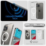 Spigen iPhone 14 Pro case with MagSafe - Clear White