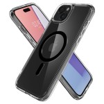 Spigen Ultra Hibrid iPhone 15 case (MagSafe) - Black