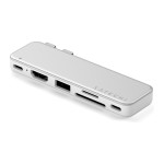 Satechi USB-C Snap Hub 6in2 adapteris - Silver