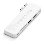 Satechi USB-C Snap Hub 6in2 adapteris - Silver