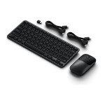 Satechi Slim CEX1 belaidė klaviatūra + belaidė pelė - Space Black