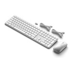 Satechi Slim CEX3 belaidė klaviatūra + belaidė pelė - Silver
