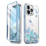 SUPCASE Cosmo iPhone 14 Pro Max case - Blue Fly