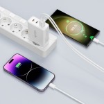 Tech-Protect 100W USB-C / USB-A kroviklis - White