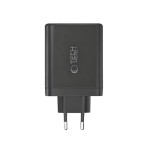 Tech-Protect 120W Gan-4 USB-C / USB-A kroviklis - Black