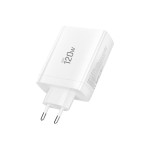 Tech-Protect 120W Gan-4 USB-C / USB-A kroviklis - White